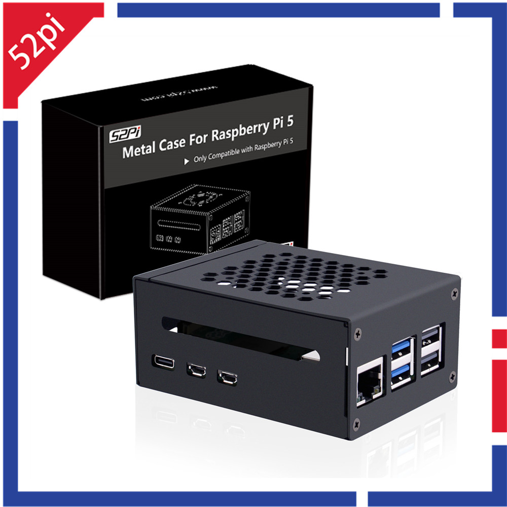 Argon One V3 M.2 Nvme Case - 52Pi Raspberry Pi 5 メタルケース N04